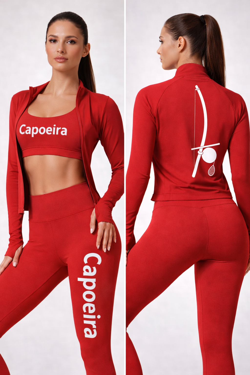 Red Capoeira Gym Set